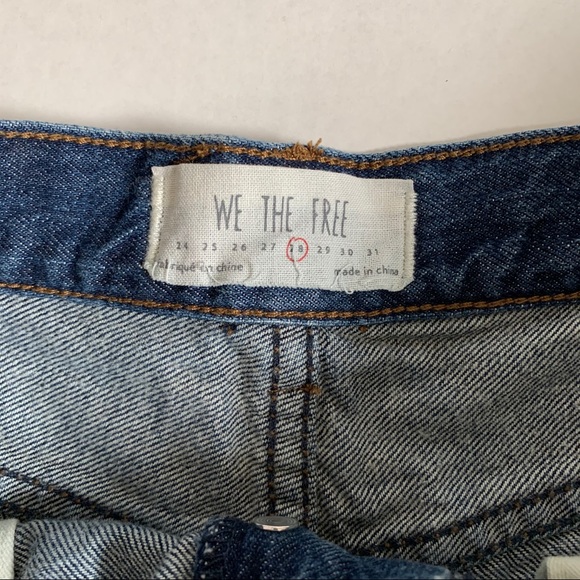 We The Free Denim Cut Off Shorts - Picture 2 of 4